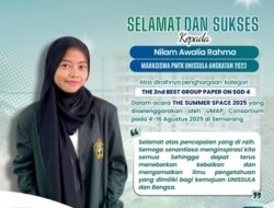 Nilam, Mahasiswa PMTK Unissula Raih Penghargaan Internasional