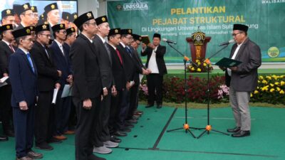 Unissula Lantik 69 Pejabat Struktural, Perkuat Tata Kelola dan Kinerja Institusi